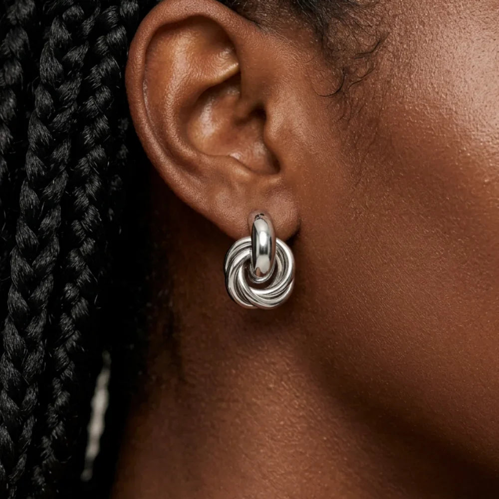 Josie - Glossy Sculptural Hoops