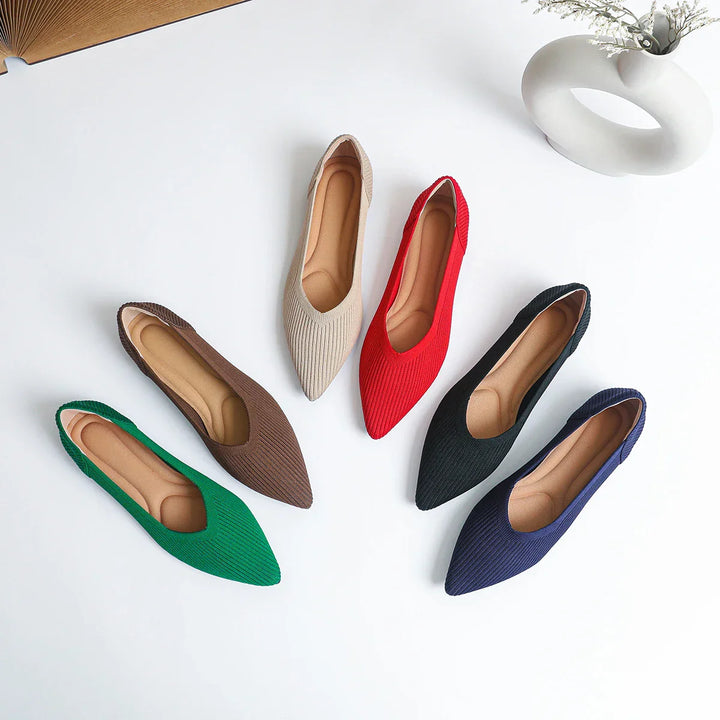 Zelda - Soft Ribbed Flats