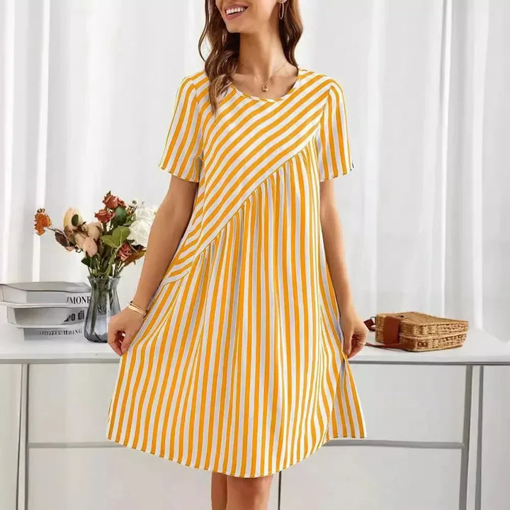 Eileen - Soft Stripe Dress
