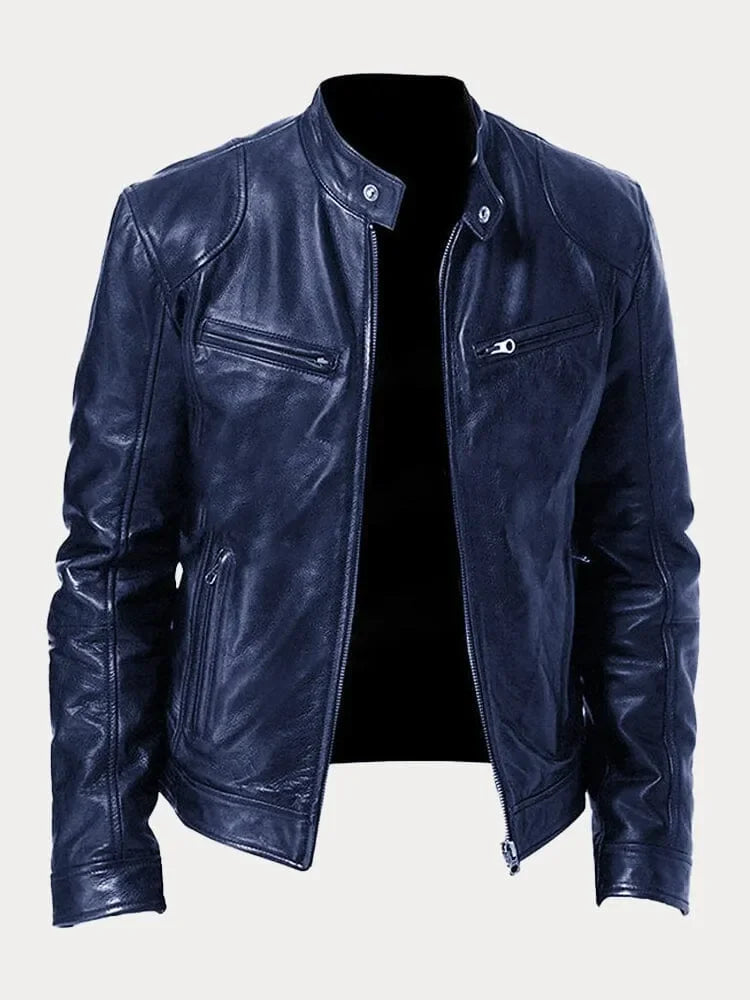 Axton - Sleek Leather Jacket