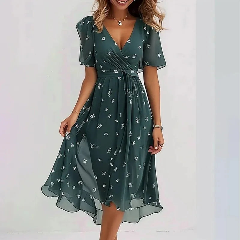 Flora - Flowing Floral Dress