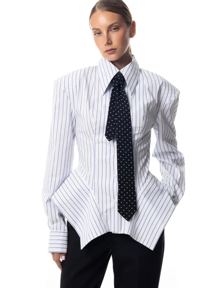 Harper - Structured Cotton Blouse