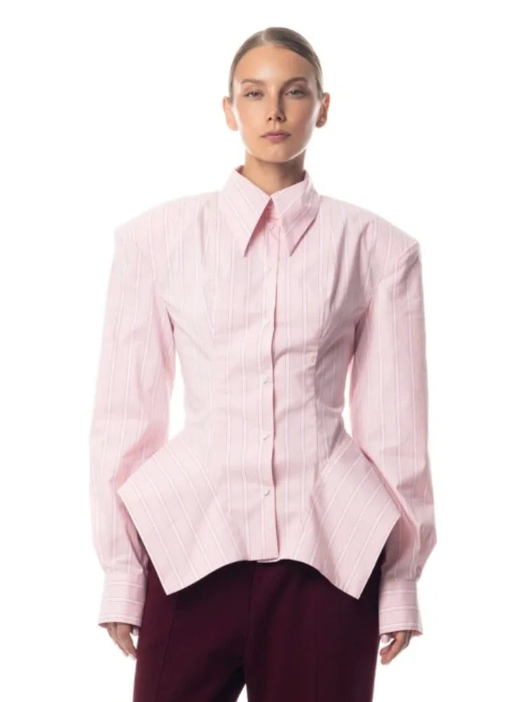 Harper - Structured Cotton Blouse
