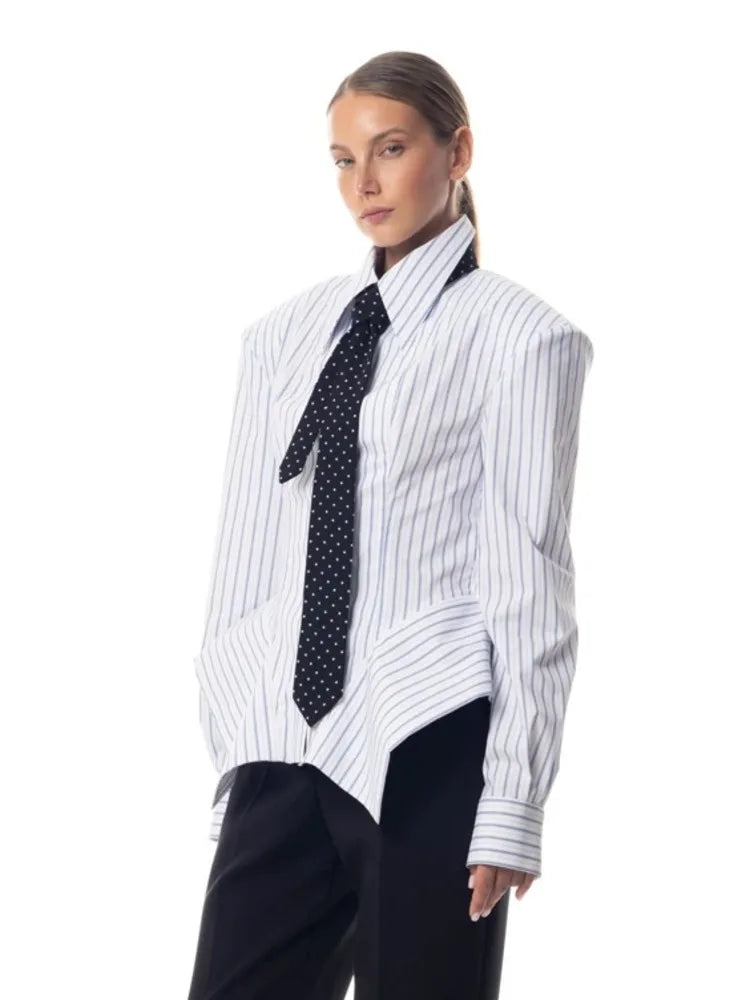 Harper - Structured Cotton Blouse