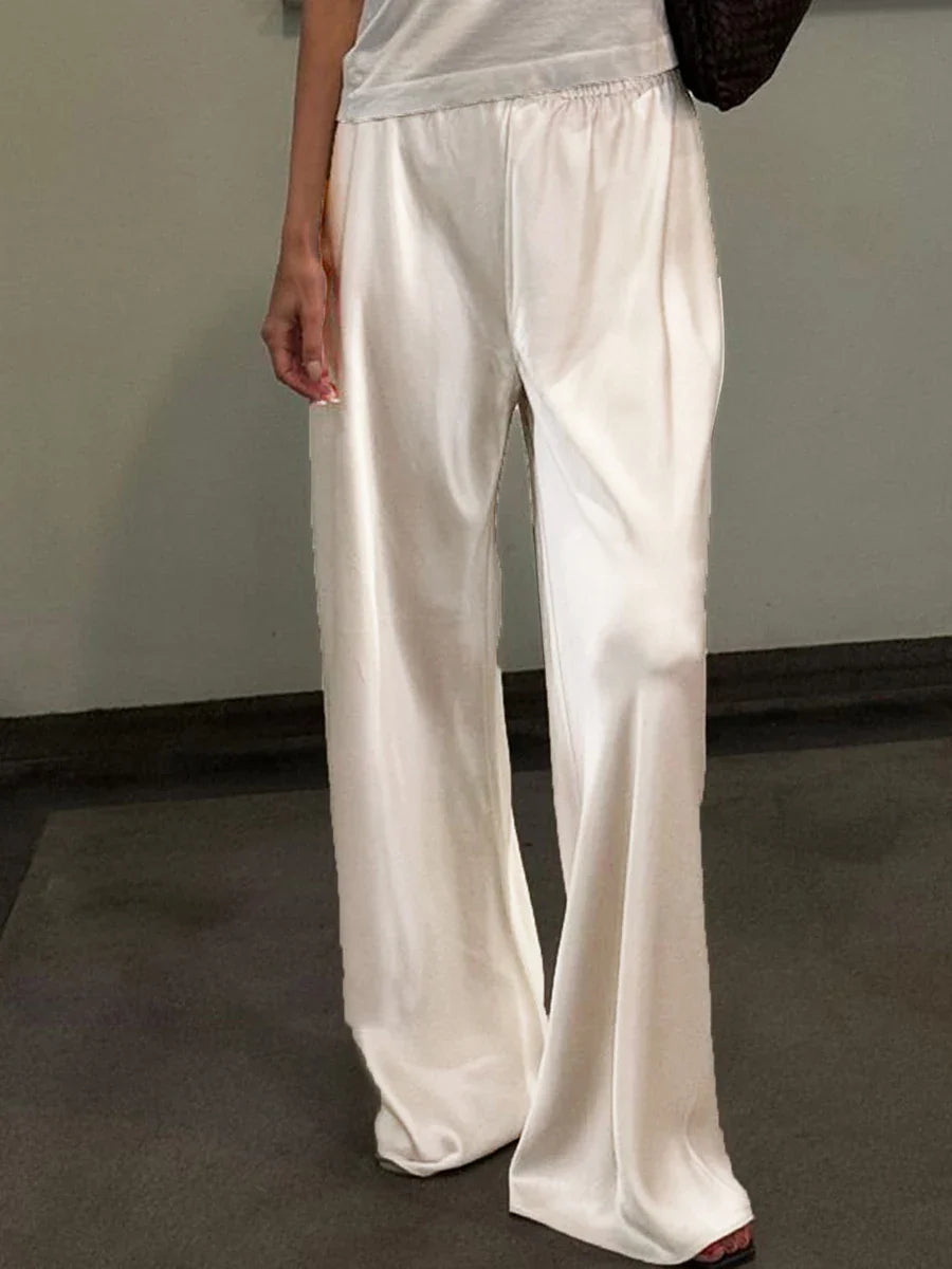 Phoebe - Luxe Satin Pants