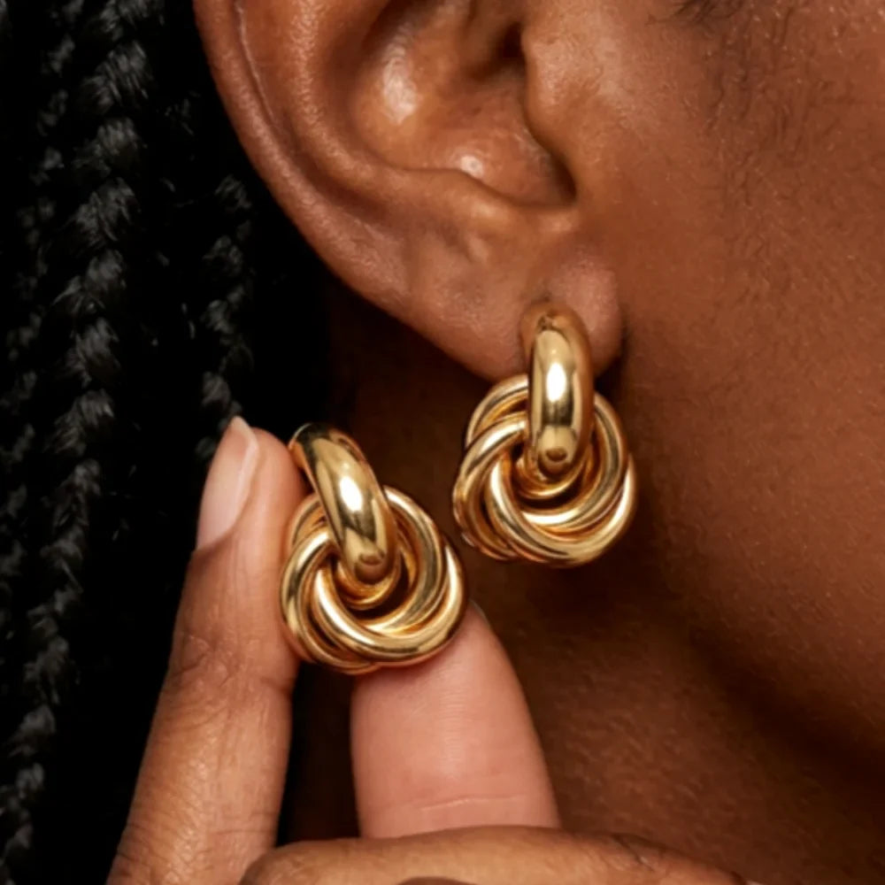 Josie - Glossy Sculptural Hoops