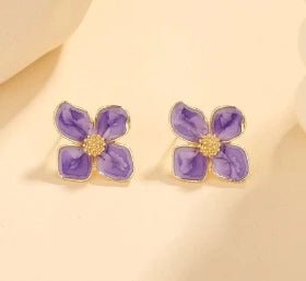 Denise - Luminous Floral Earrings