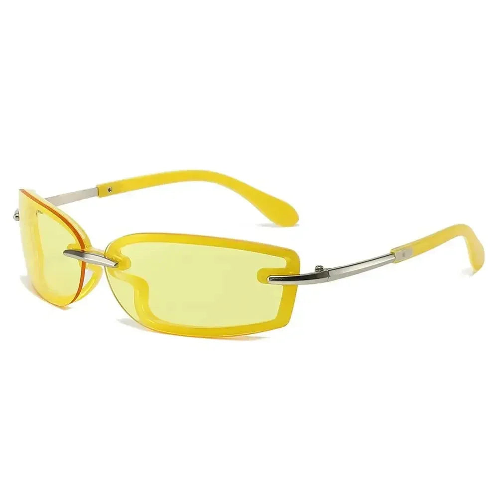 Megan - Sleek Metallic Sunglasses