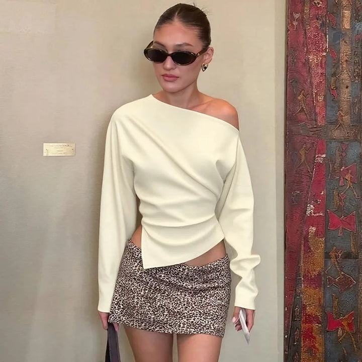 Alexis - Soft Draped Blouse
