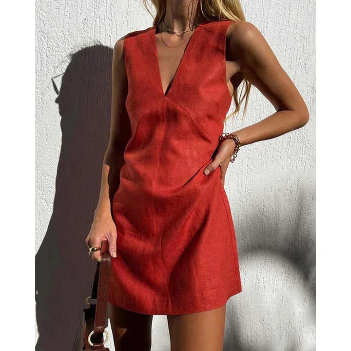 Deborah - Soft Linen Dress