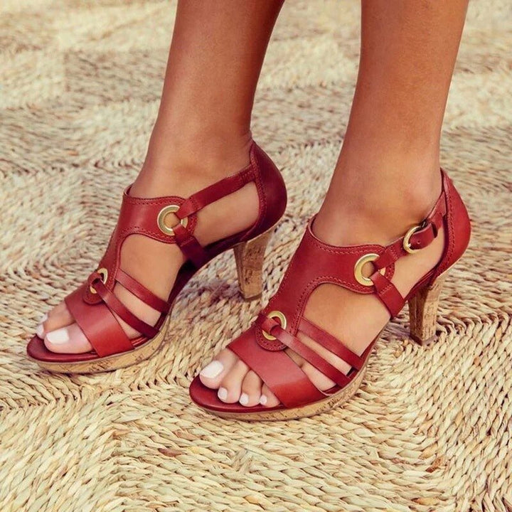 Ramona - Polished Strappy Sandals