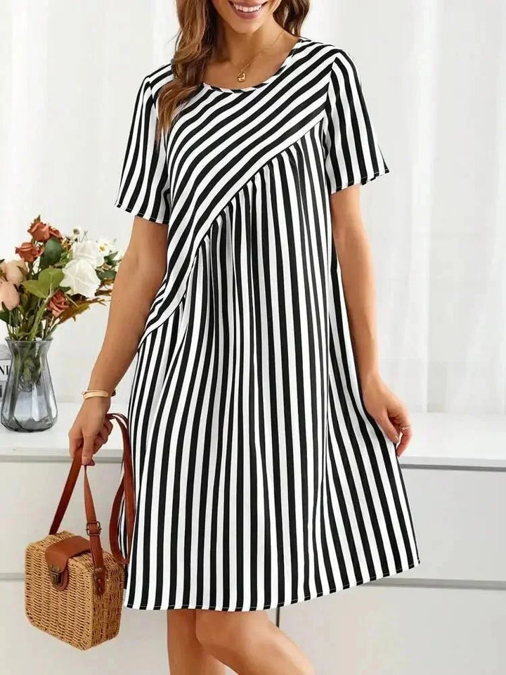 Eileen - Soft Stripe Dress