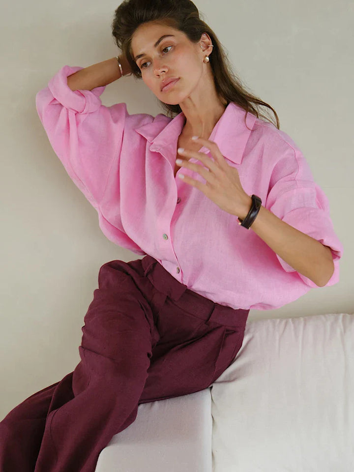 Bridget - Relaxed Linen Blouse