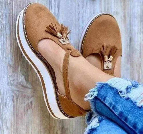 Megan - Soft Velvet Mary Jane Shoes