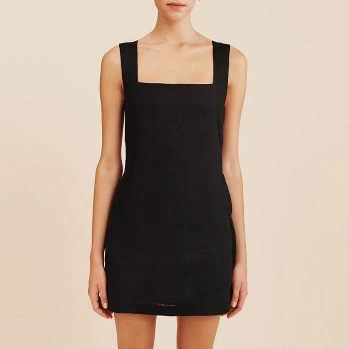 Keira - Refined Linen Mini Dress