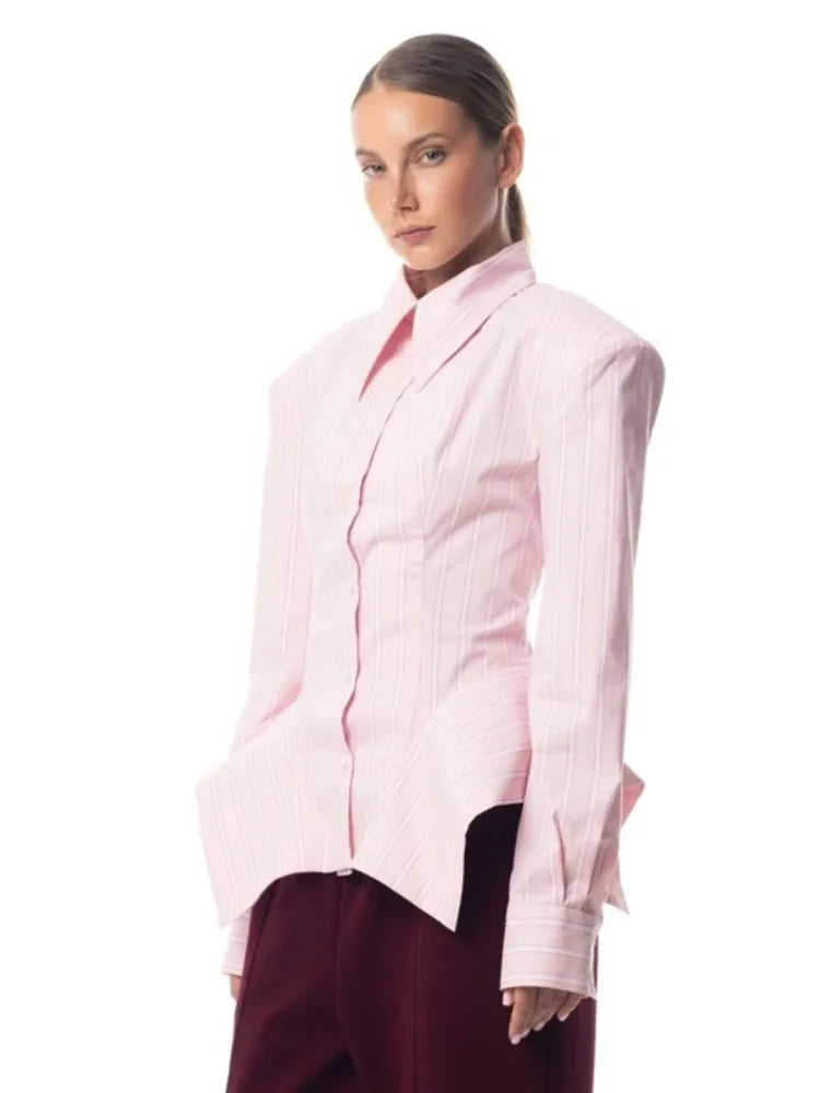 Harper - Structured Cotton Blouse