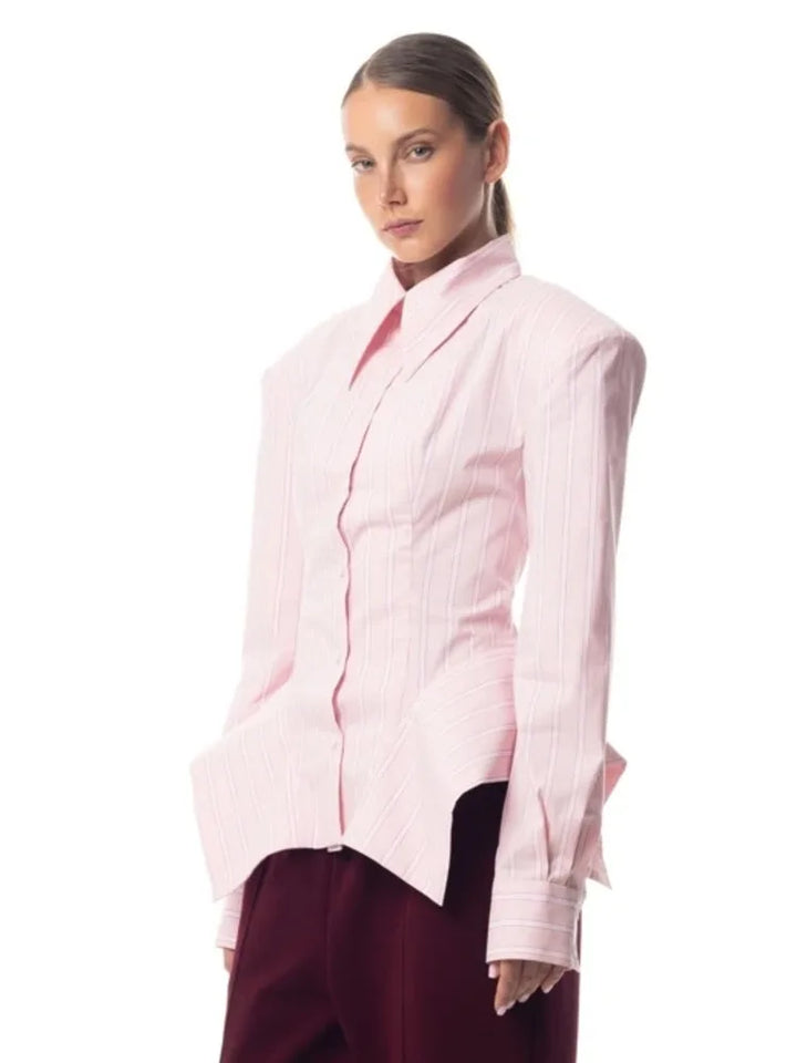 Harper - Structured Cotton Blouse