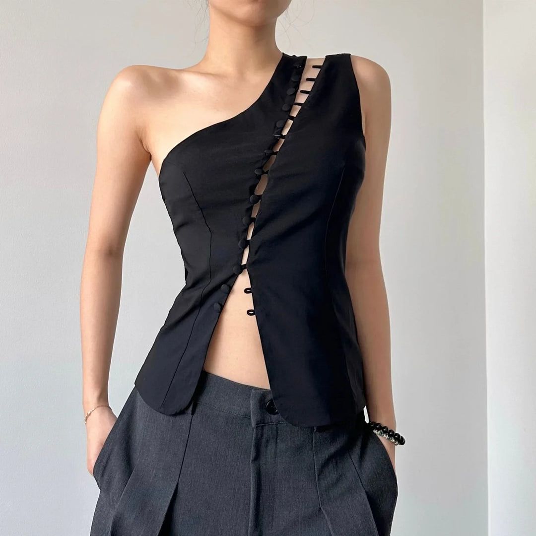 Leah - Sleek Silk Blouse