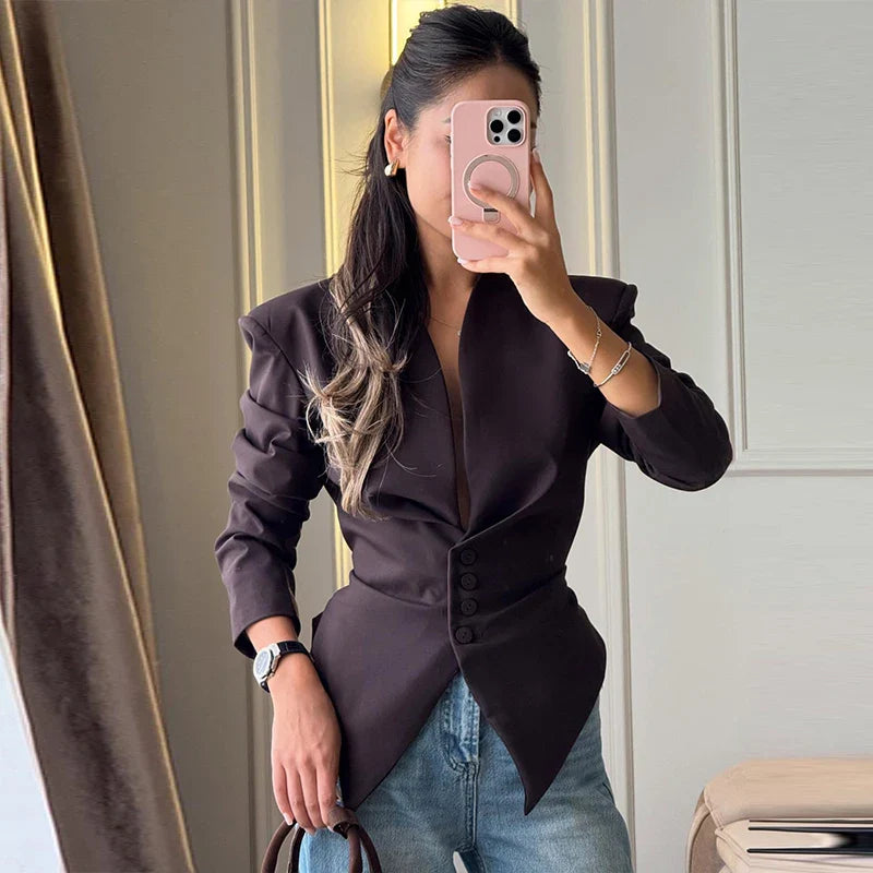 Piper - Elegant Structured Blouse