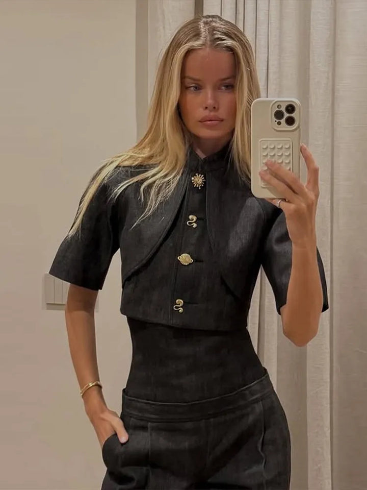 Harley - Structured Satin Set