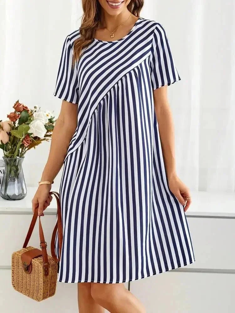 Eileen - Soft Stripe Dress