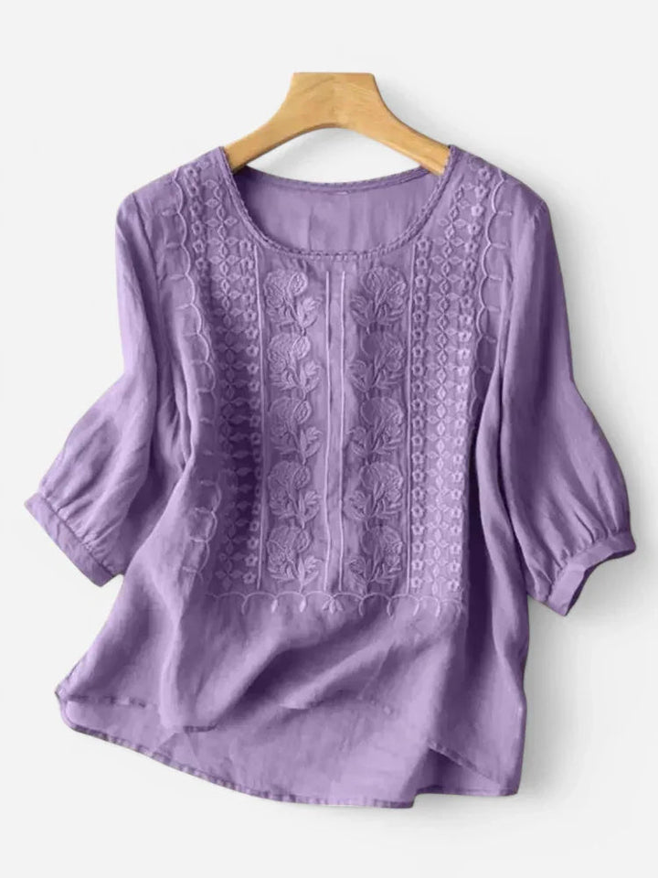 Evelyn - Soft Floral Blouse