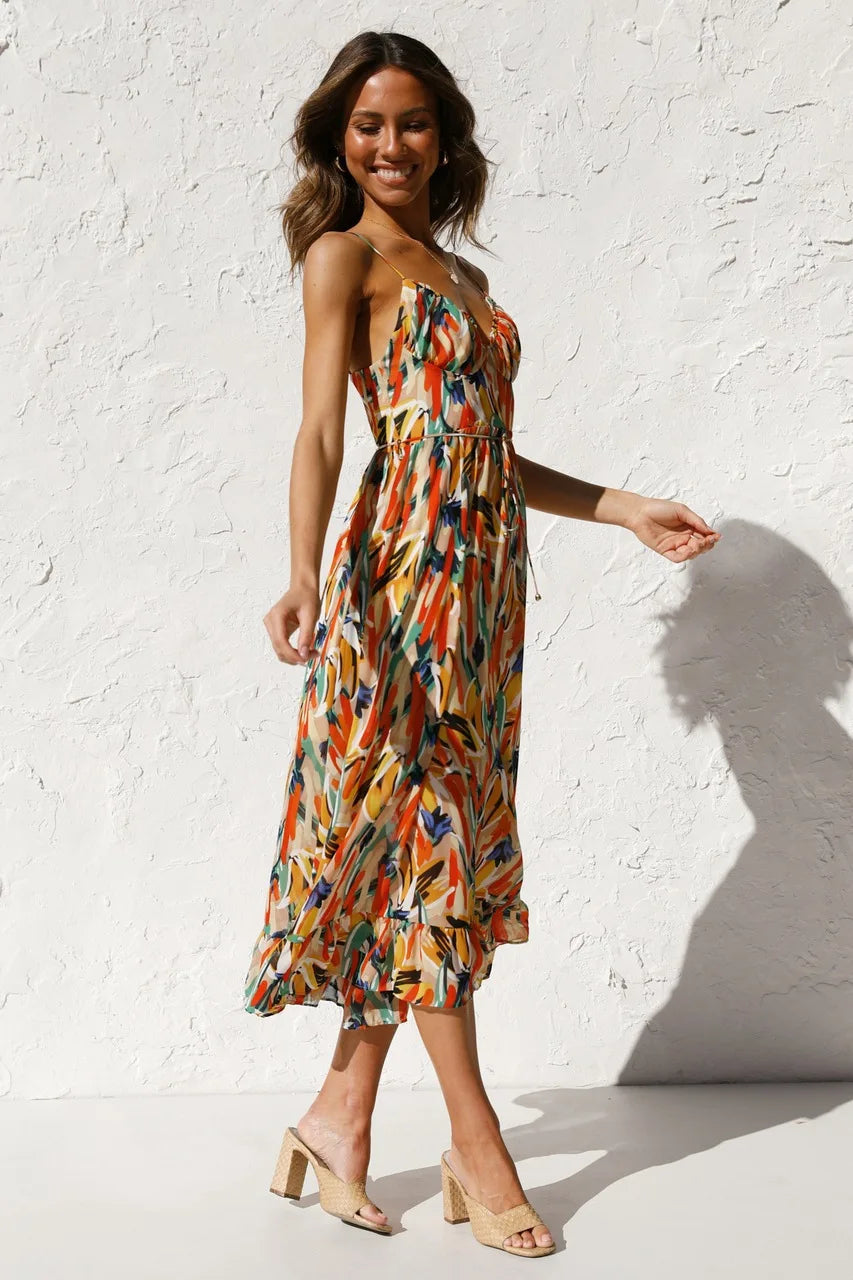 Flowy Midi Dress