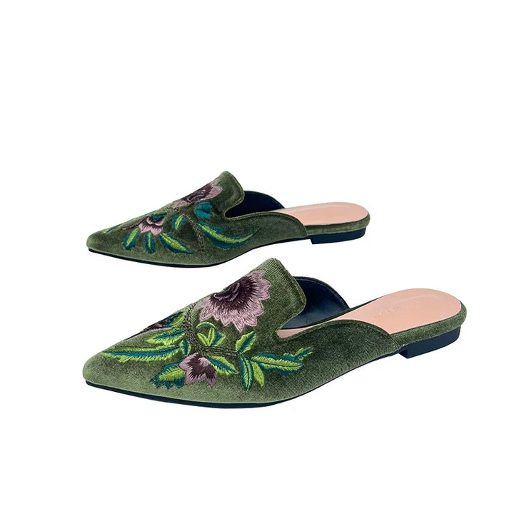 Xaviera - Elegant Embroidered Sandals
