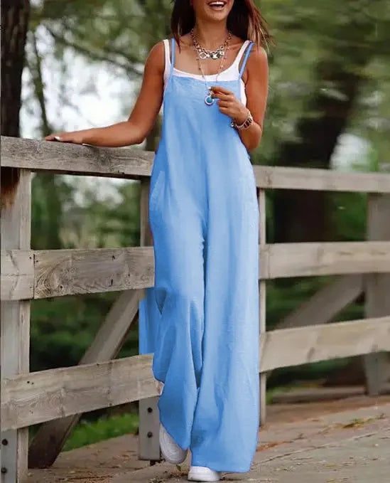Eloise - Breezy Fabric Jumpsuit