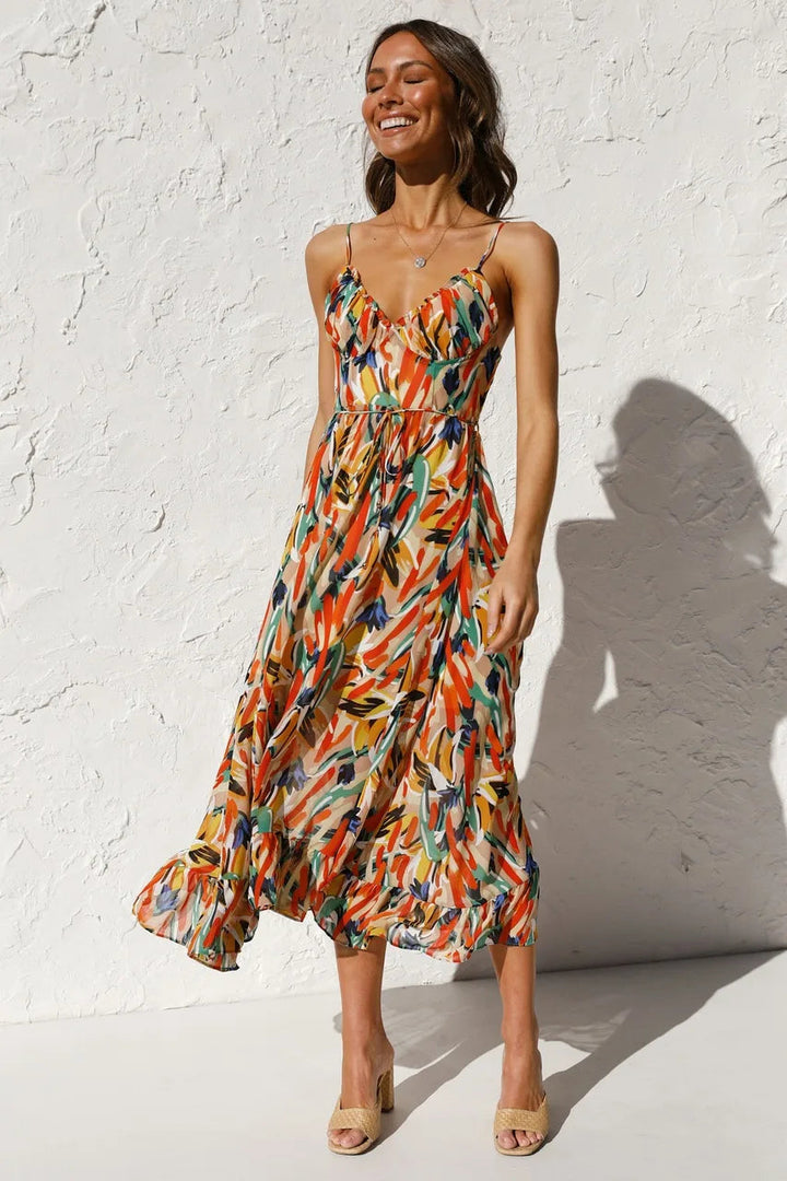 Flowy Midi Dress