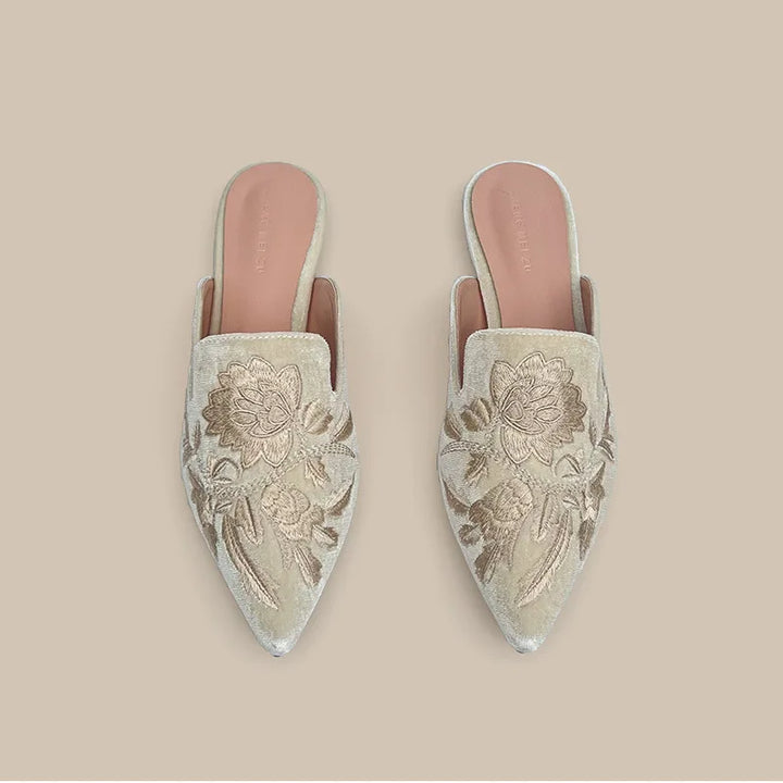Xaviera - Elegant Embroidered Sandals