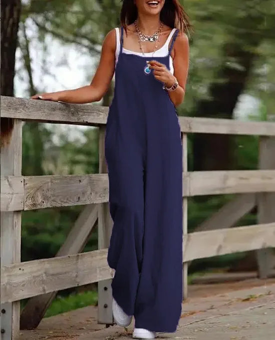 Eloise - Breezy Fabric Jumpsuit