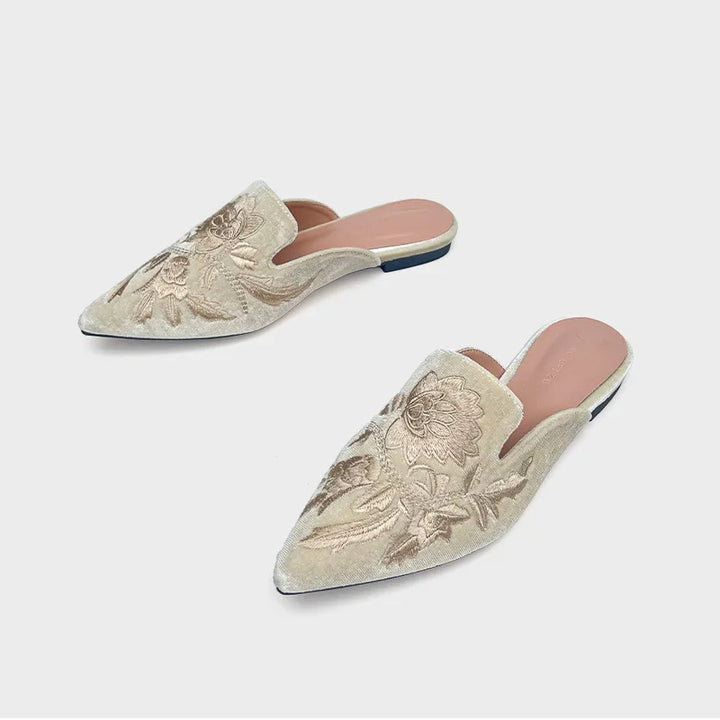 Xaviera - Elegant Embroidered Sandals