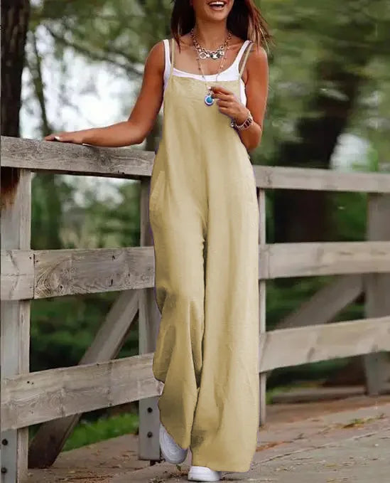 Eloise - Breezy Fabric Jumpsuit