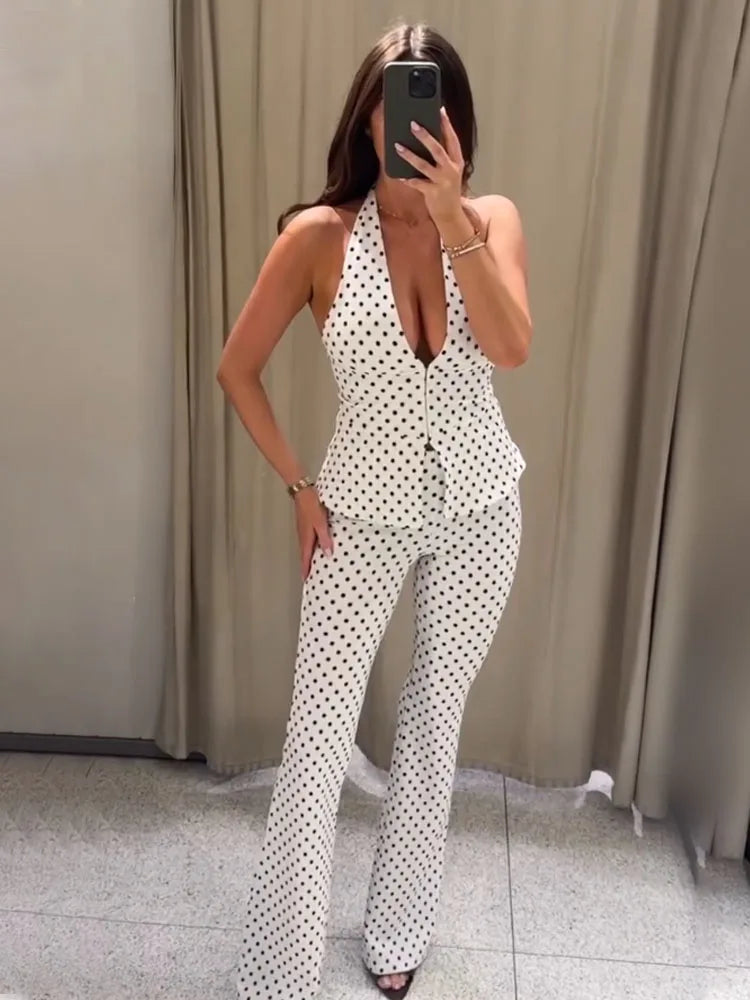 Ayla - Chic Polka Dot Set