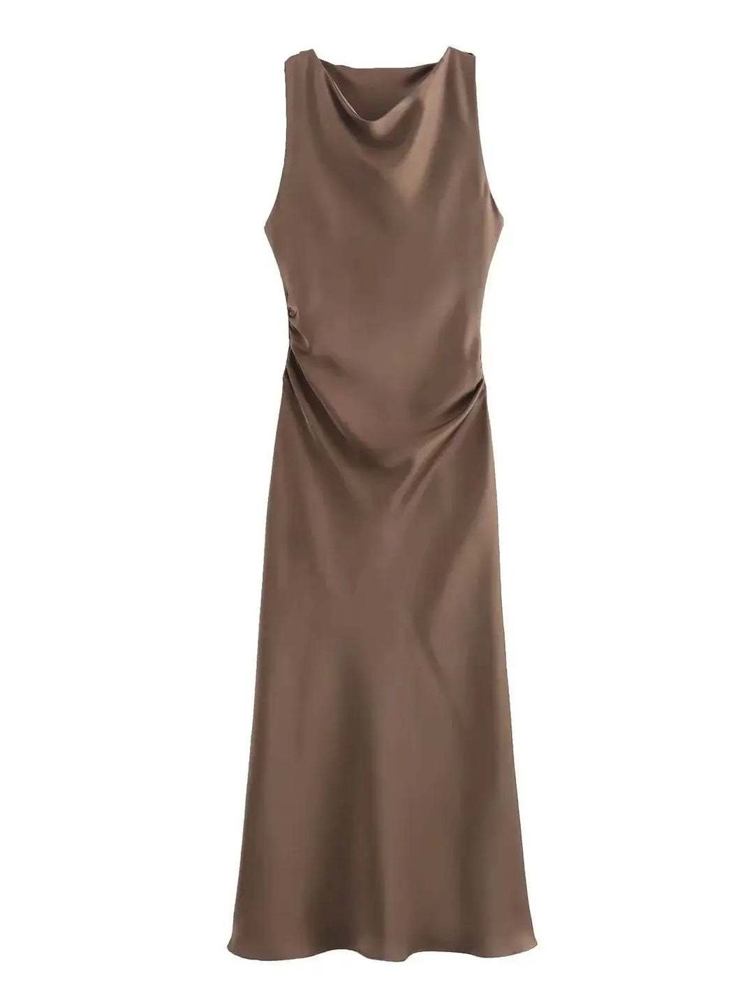 Naomi - Silky Satin Dress