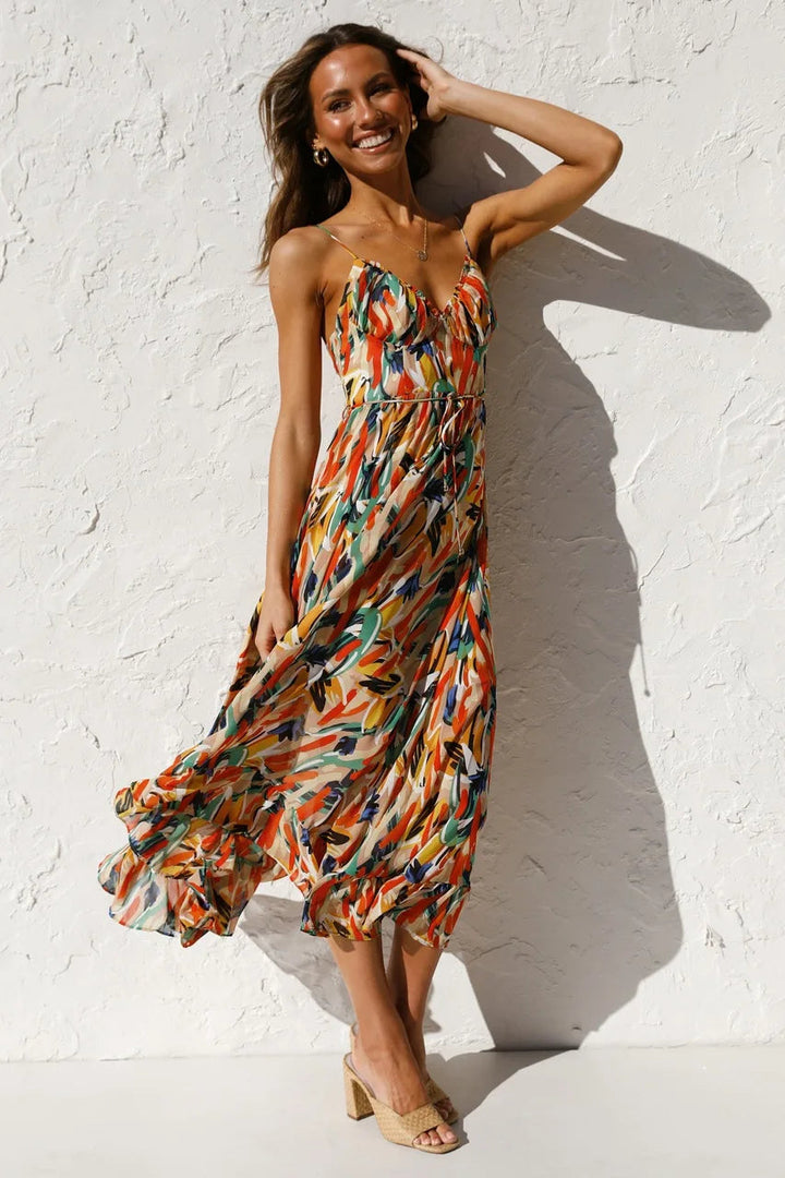 Flowy Midi Dress