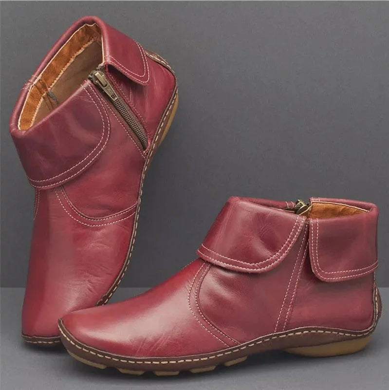Bethany - Relaxed Leather Boots
