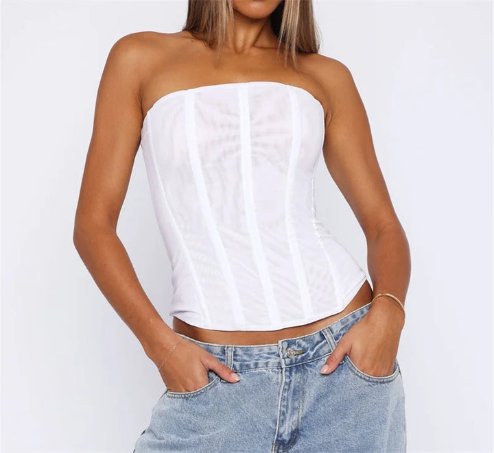 Brooke - Sleek Satin Blouse