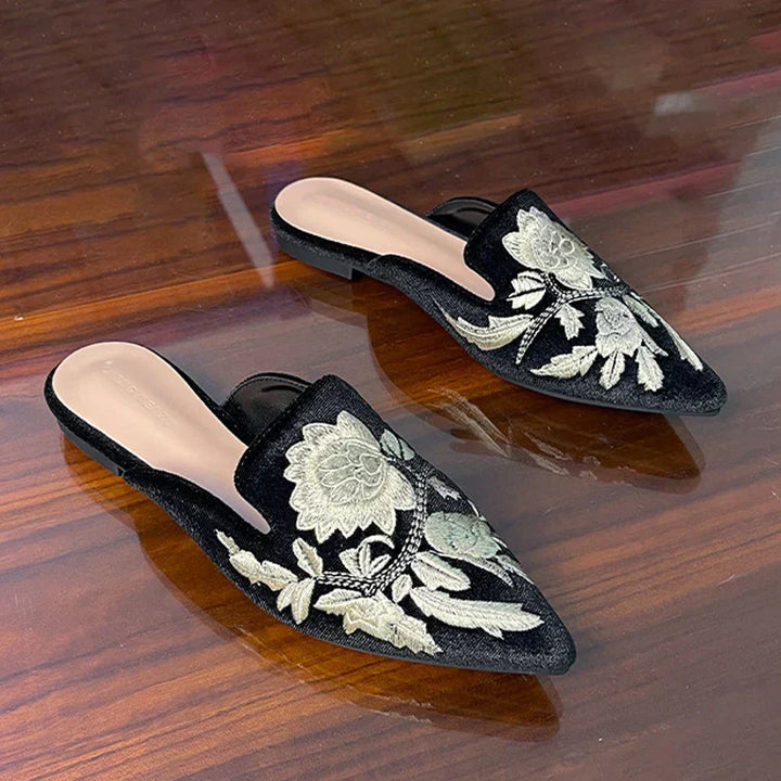 Xaviera - Elegant Embroidered Sandals