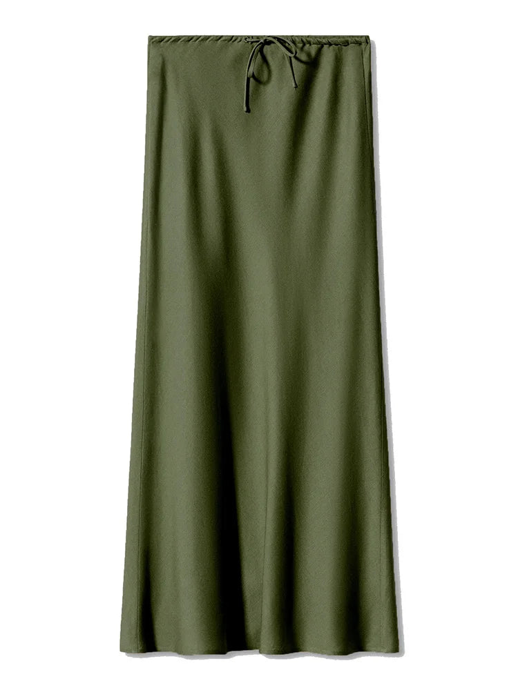 Teresa - Luxurious Satin Skirt