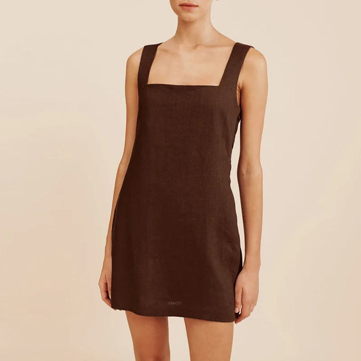 Keira - Refined Linen Mini Dress