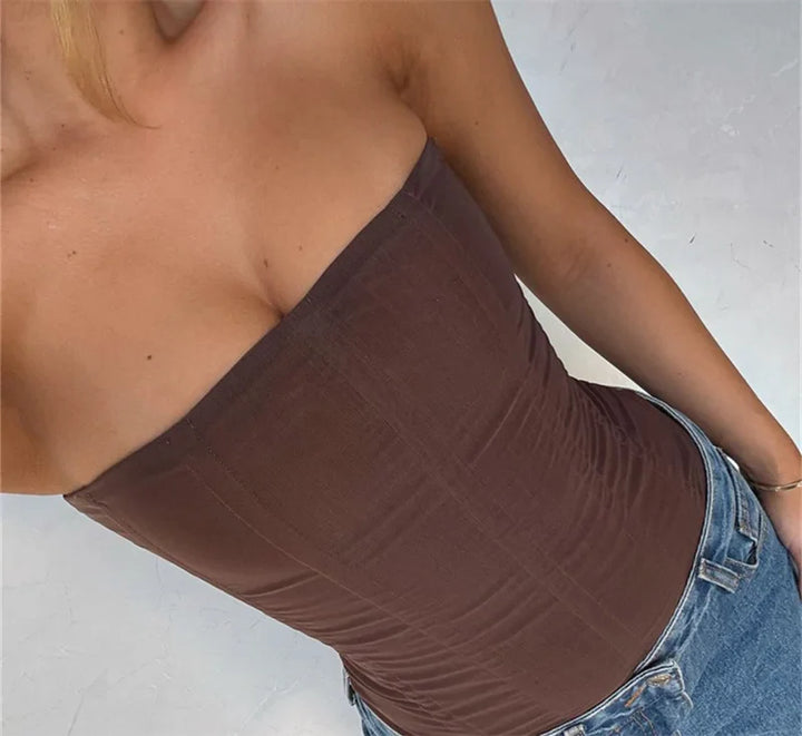 Brooke - Sleek Satin Blouse