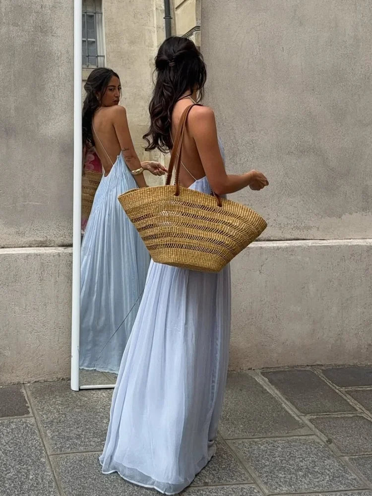 June - Flowing Pleated Dress