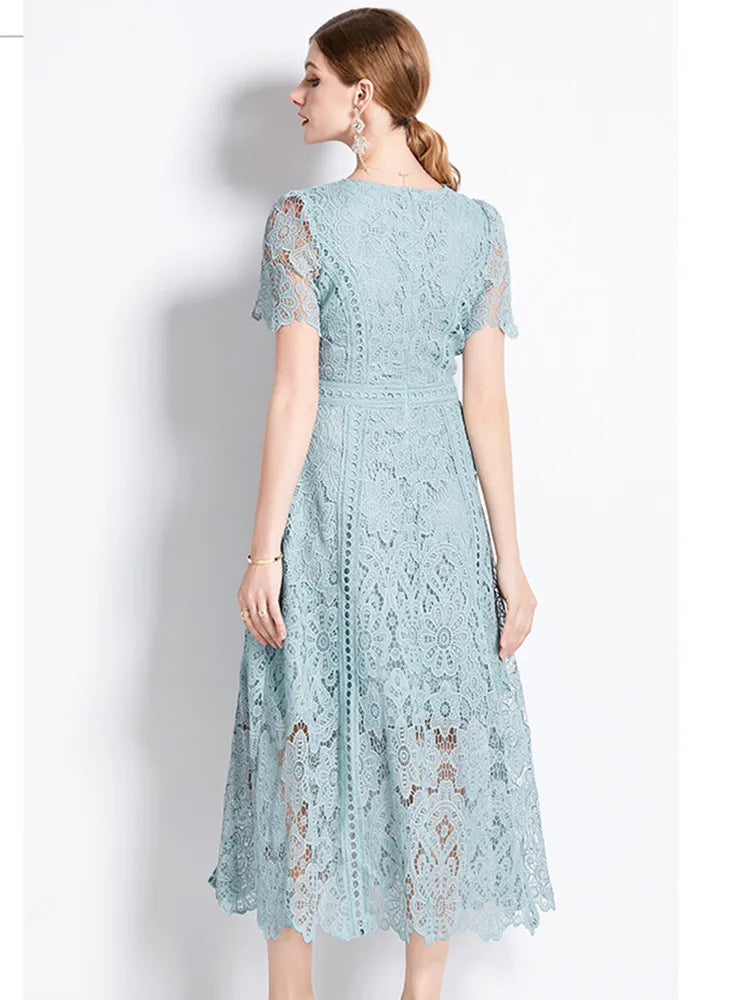 Nadine - Ethereal Lace Dress