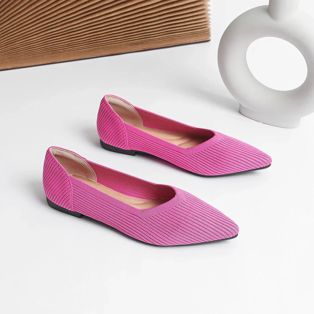 Zelda - Soft Ribbed Flats