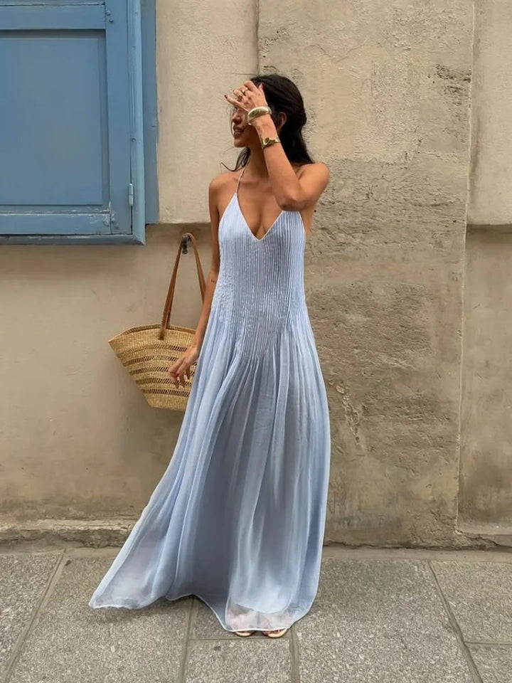 June - Flowing Pleated Dress