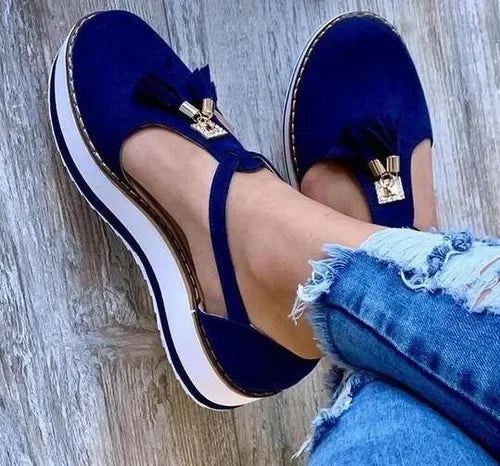 Megan - Soft Velvet Mary Jane Shoes