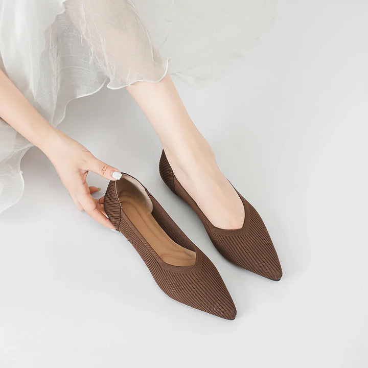 Zelda - Soft Ribbed Flats