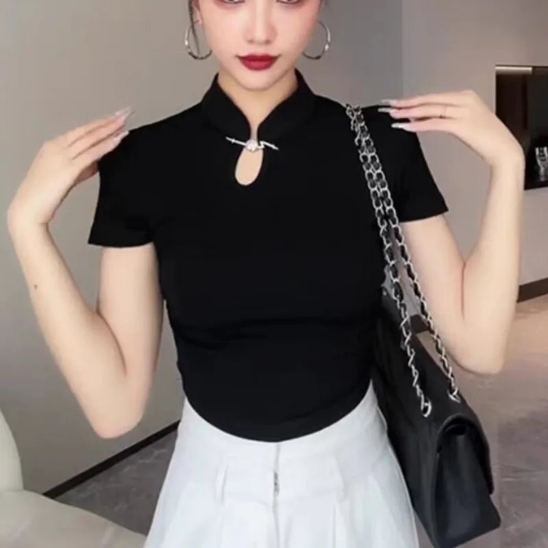 Nova - Sleek Silk Blouse